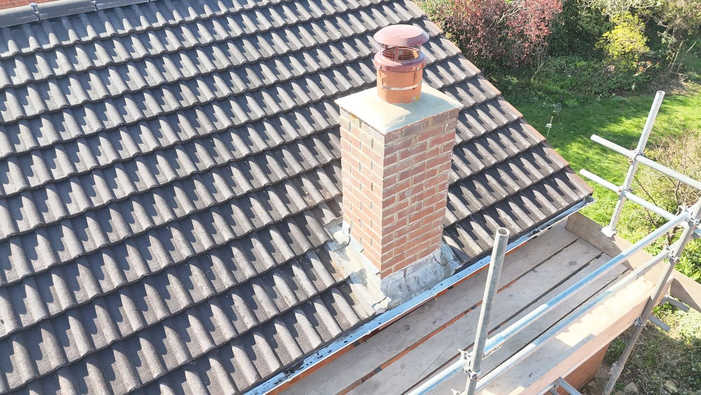 Tiled slate roofing 06